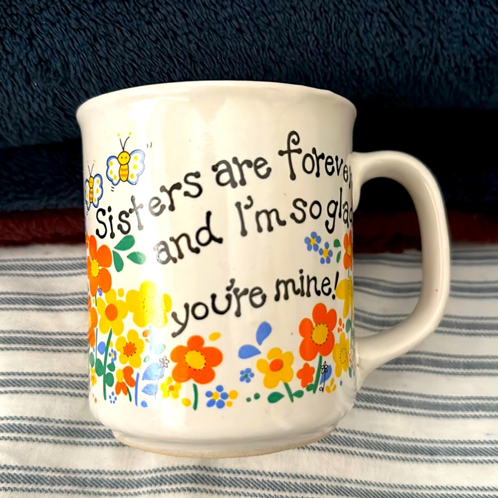 6oz sister forever mug motif NEW no box